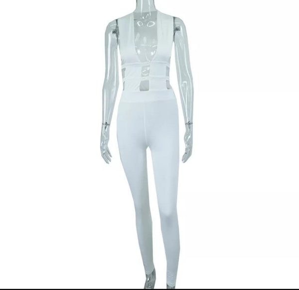 Tess Jumpsuit - White